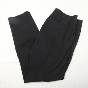 DU/ER Pants Mens Medium 32x29 Black Elastic Waist Stretch Chino Slim MPPS1514